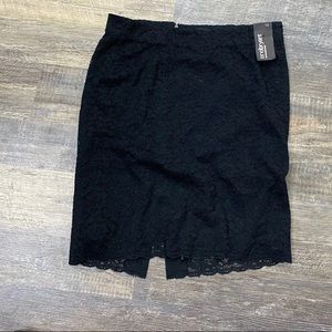 Lace pencil skirt